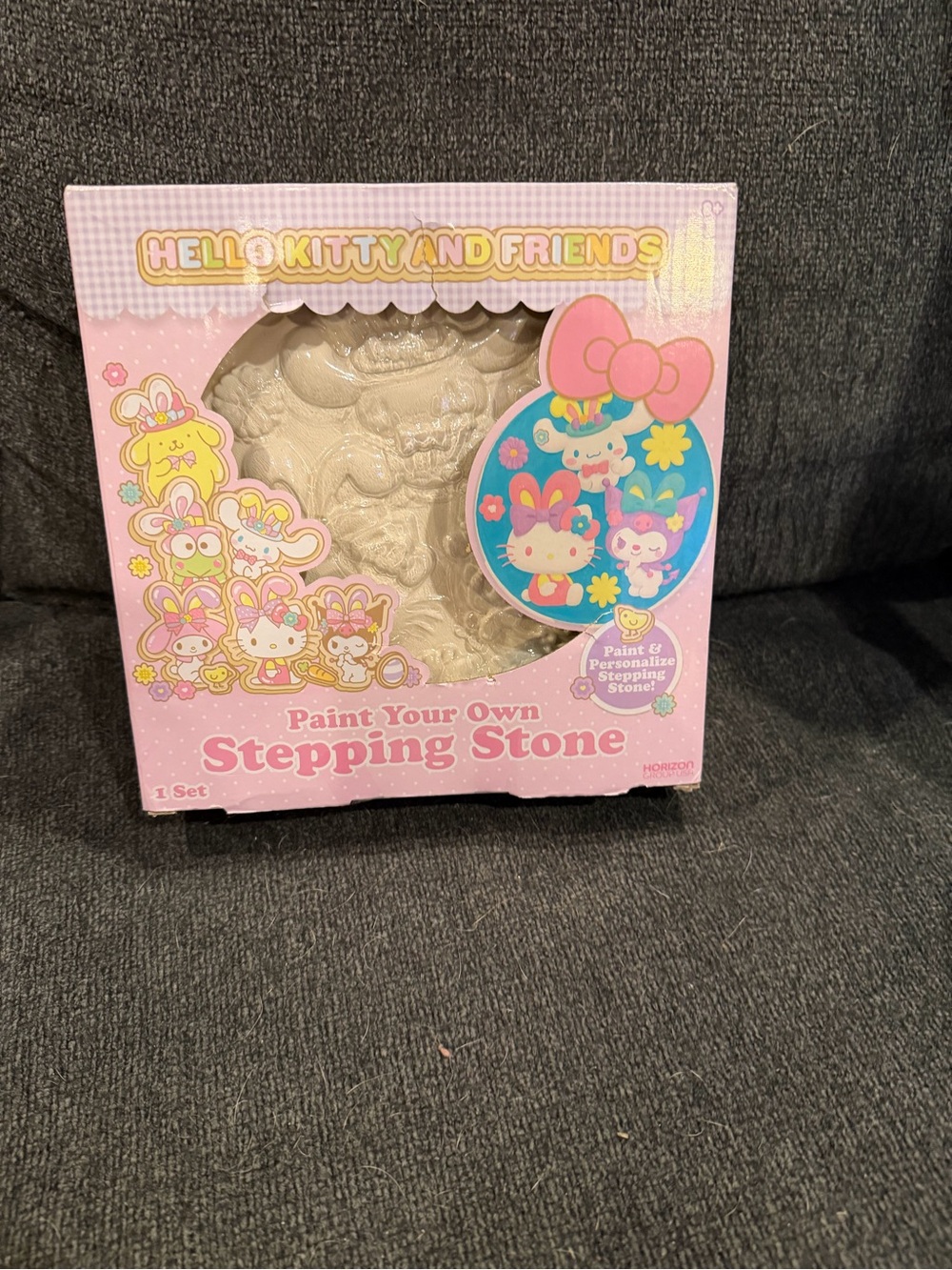 Hello Kitty Pink Paint Your Own Stepping Stone Craft Kit